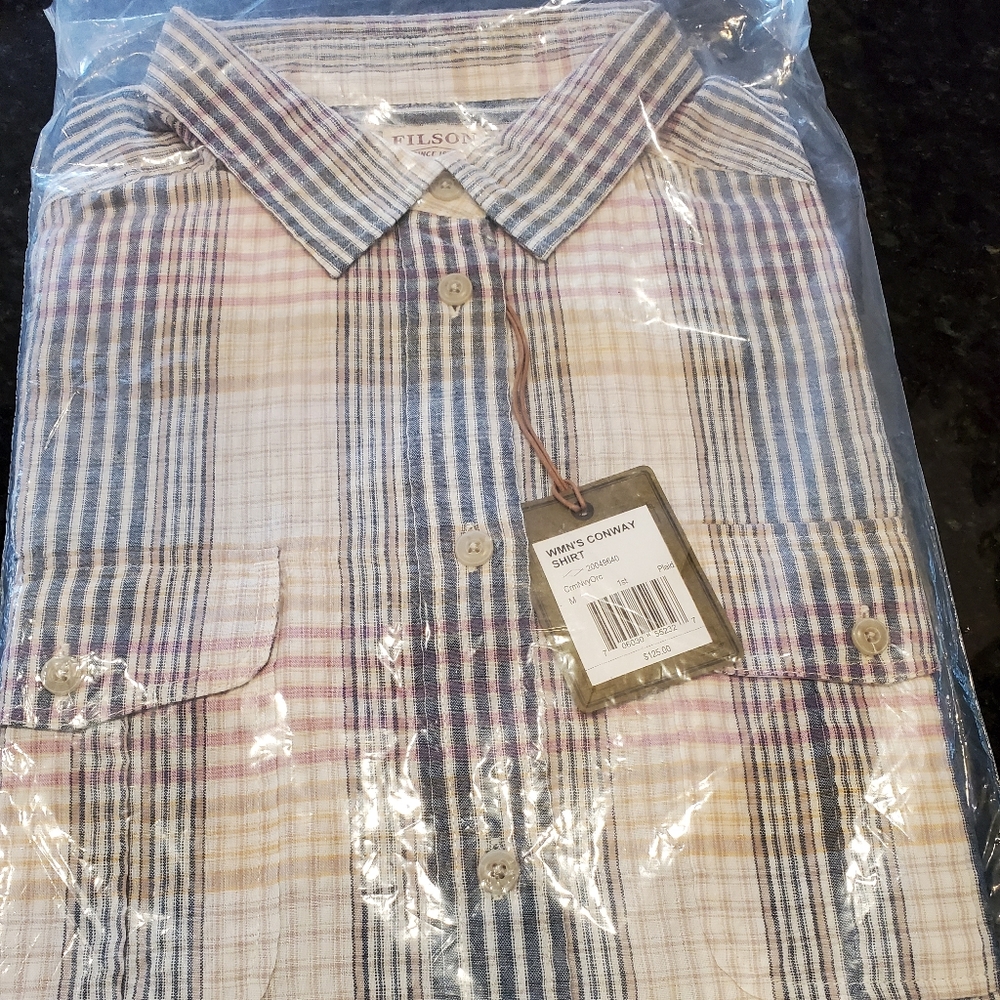 Brand new Womens long sleeve button down
